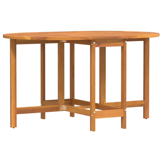 Mesa De Jardín Marrón 110 X 60 X 72 Cm Madera De Acacia Sólida