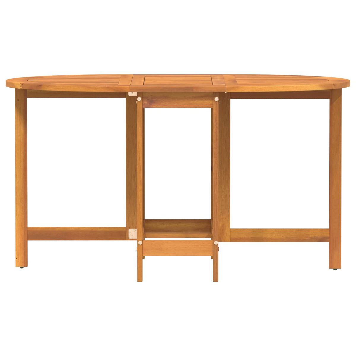 Mesa De Jardín Marrón 110 X 60 X 72 Cm Madera De Acacia Sólida