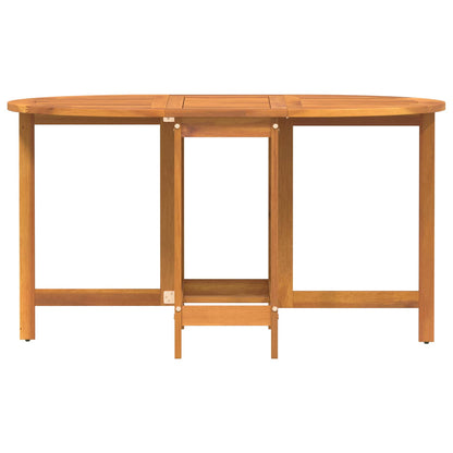 Mesa De Jardín Marrón 110 X 60 X 72 Cm Madera De Acacia Sólida