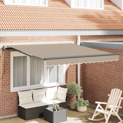 Toldo Retráctil Automático Gris