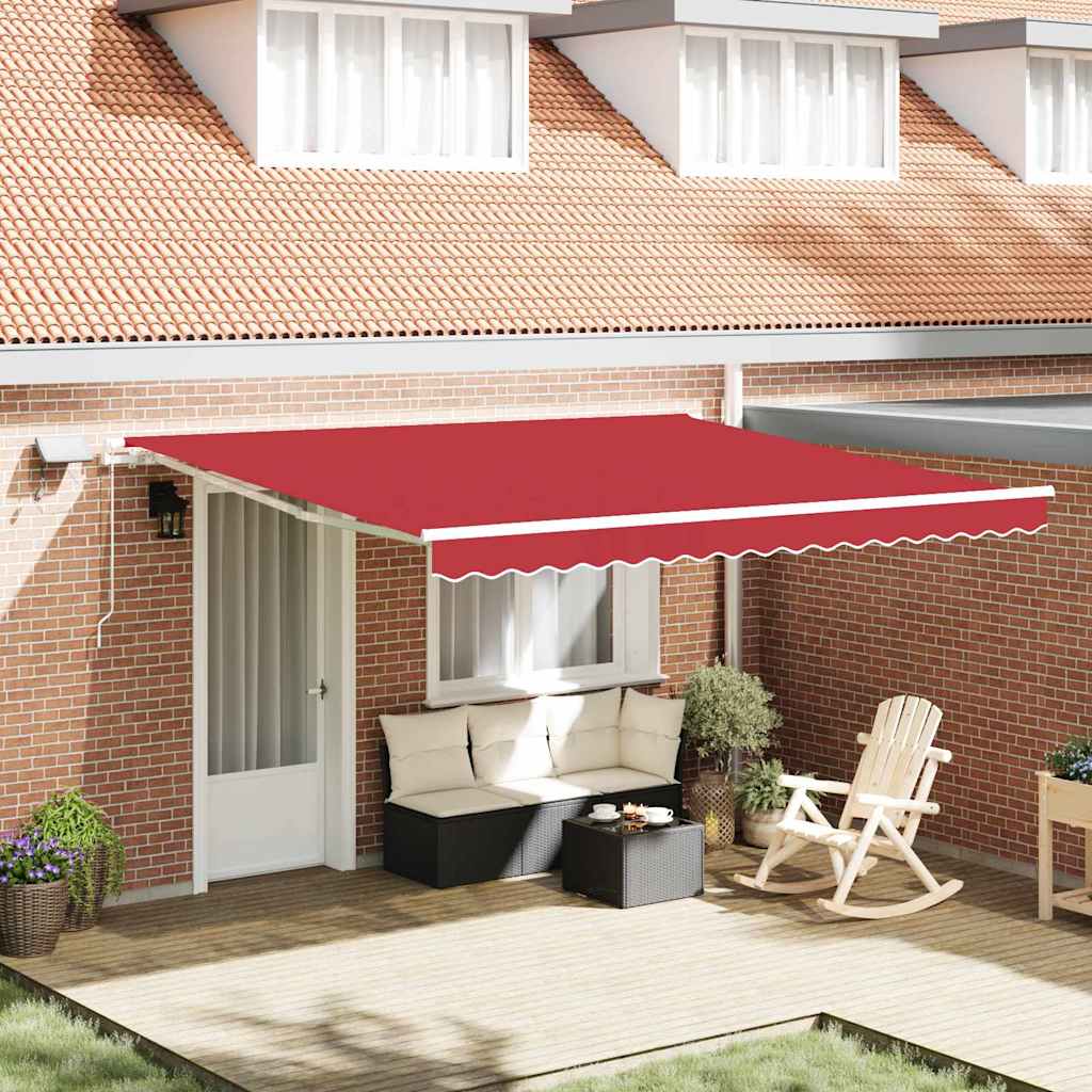 Toldo Retráctil Manual Con Led