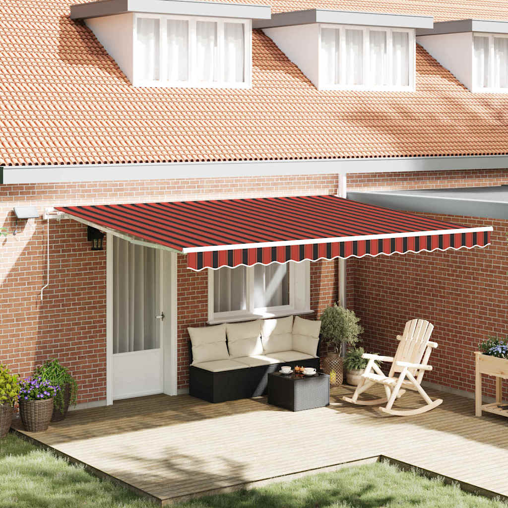 Toldo Retráctil Manual Con Led