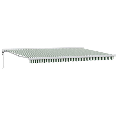 Toldo Retráctil Aluminio Y Tela Gris 3X2,5 M