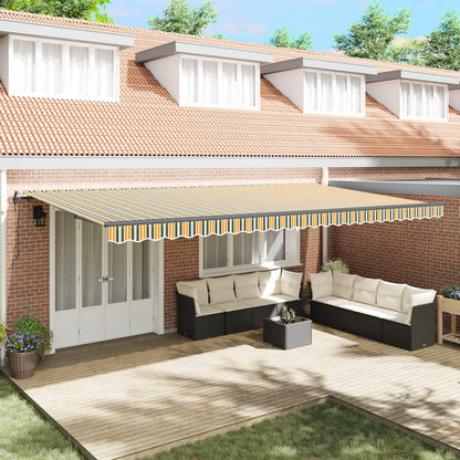 Toldo Retráctil Automático Gris