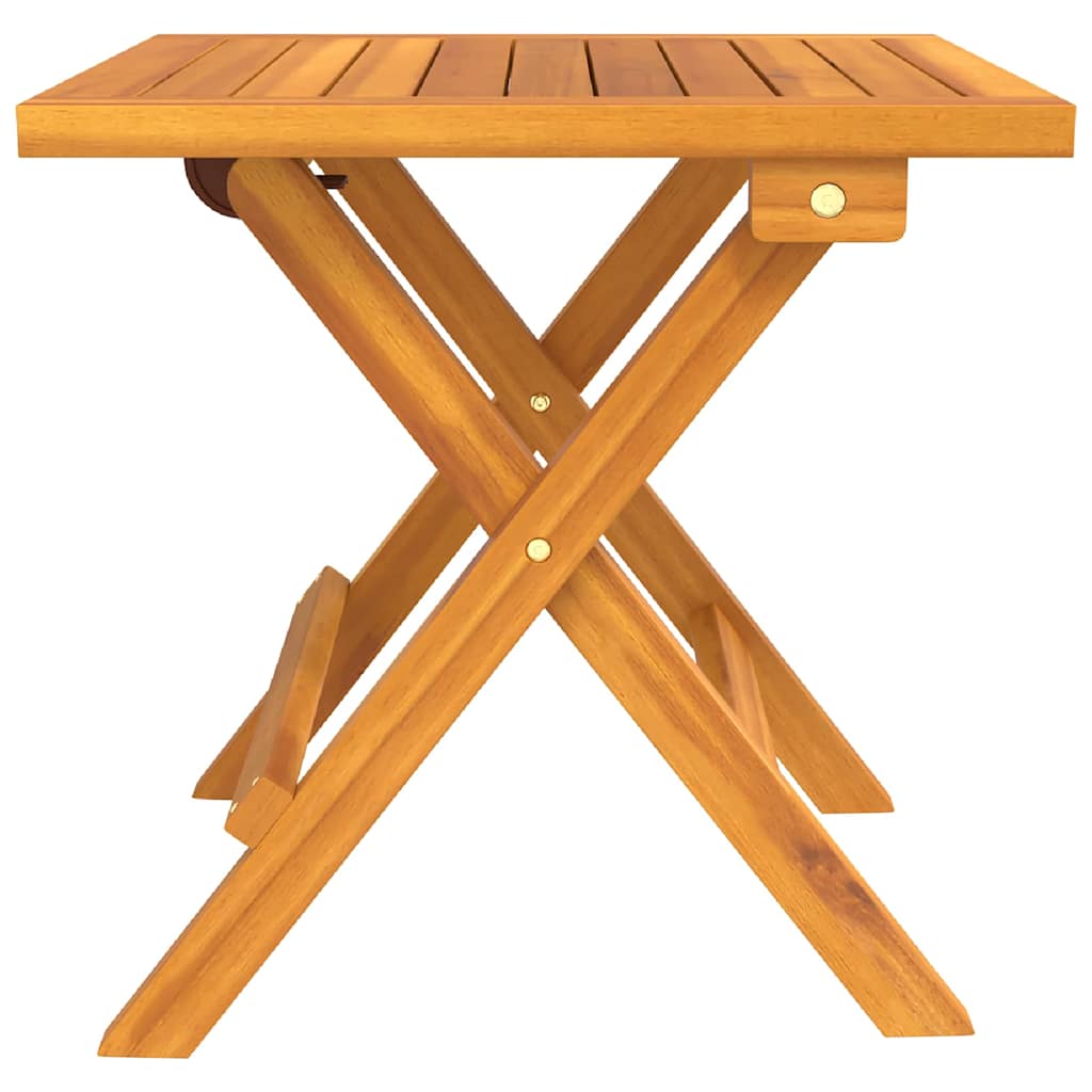 Tumbona 3 Pcs Marrón Madera De Acacia Sólida