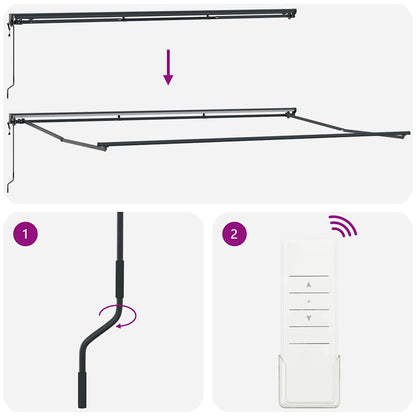 Estructura Del Toldo Ajustable Acero