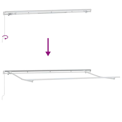 Estructura Del Toldo Manual 4 X 2 M Metal