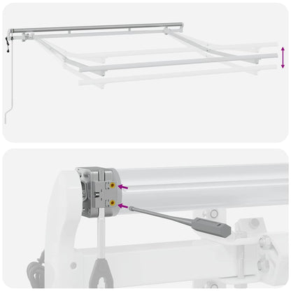 Estructura Del Toldo 2,5 X 2 M Metal