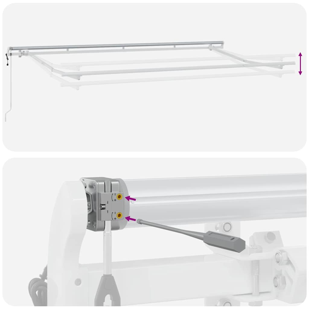 Estructura Del Toldo 4 X 2 M Metal
