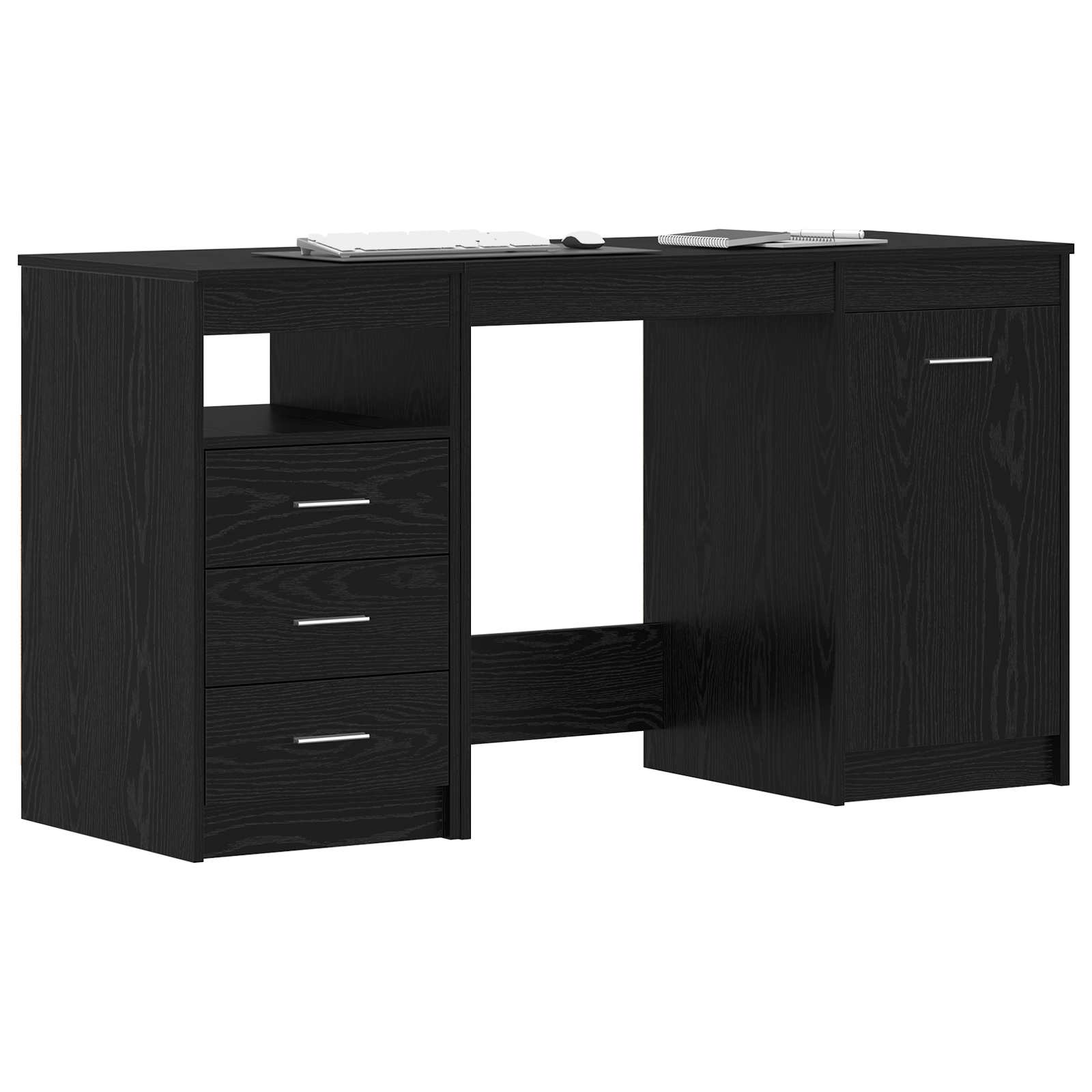 Escritorio Madera De Ingeniería 140 X 50 X 76 Cm