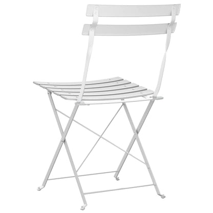 Silla De Jardín Plegable 2 Pcs 42 X 46 X 82Cm Metal