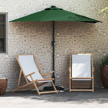 Sombrilla De Jardín 294 X 150 X 223 Cm Poliéster Y Acero