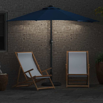 Sombrilla De Jardín 294 X 150 X 224 Cm Poliéster Y Acero