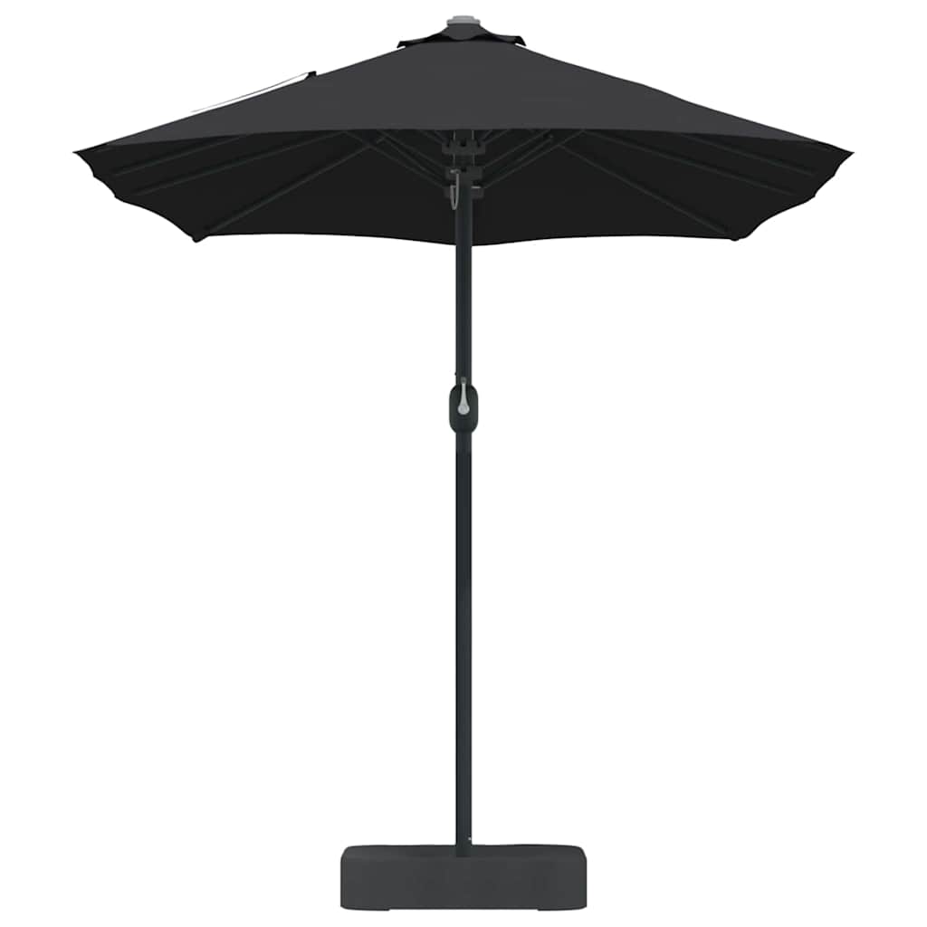 Sombrilla De Jardín 385 X 209 X 244 Cm Poliéster Y Acero