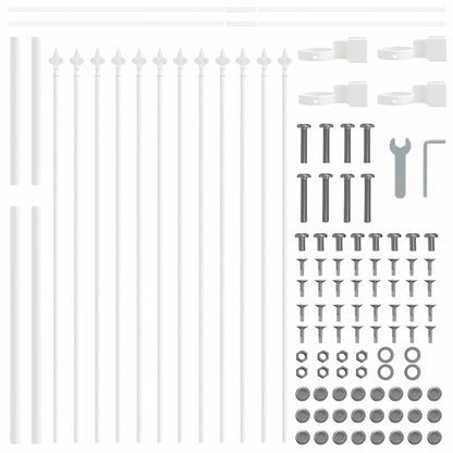 Valla De Jardín 2 Pcs 3,4 X 0,8 M