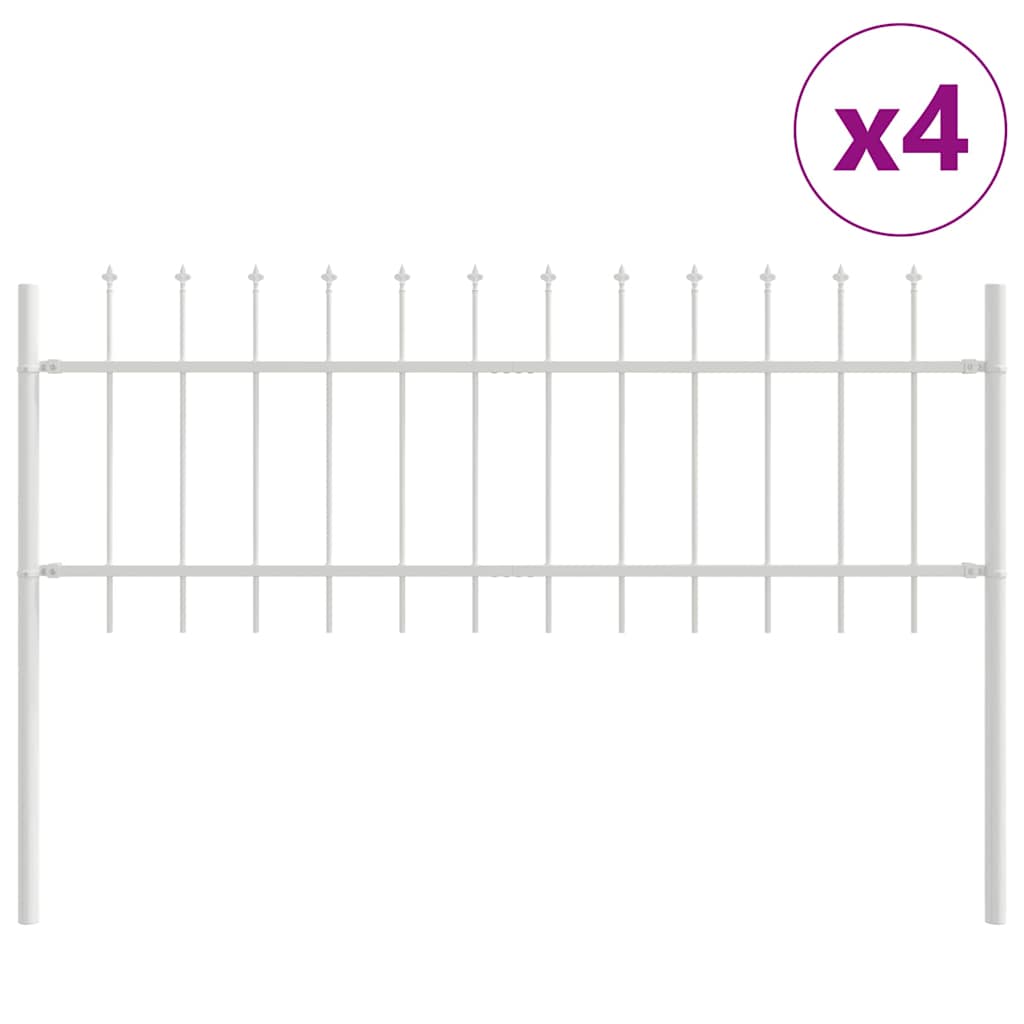 Valla De Jardín 4 Pcs 6,8 X 0,6 M