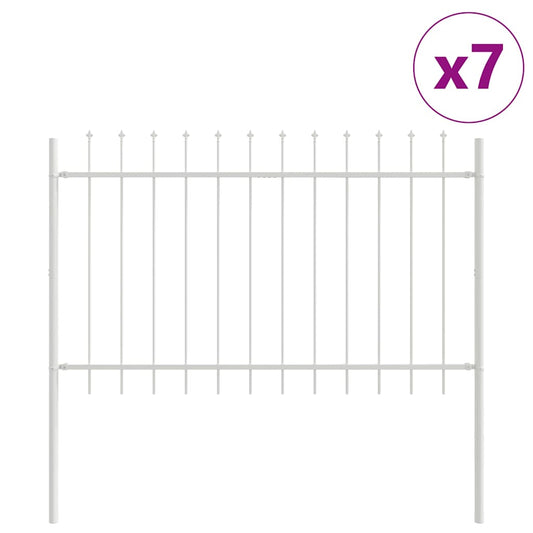 Valla De Jardín 7 Pcs 11,9 X 0,8 M