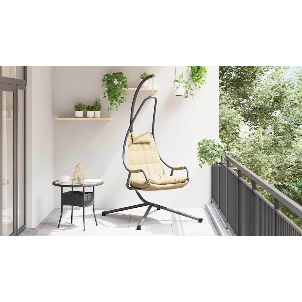 Silla Huevo Colgante Manual 94 X 107 X 196,5 Cm Acero