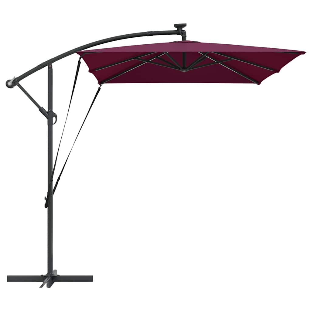 Sombrilla 294 X 200 X 270 Cm Poliéster Y Aluminio