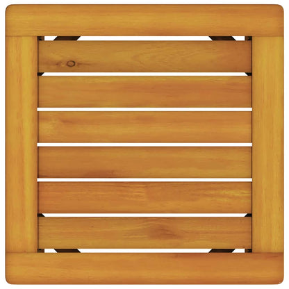 Tumbona Marrón 202 X 53 X 89 Cm Madera De Acacia Sólida