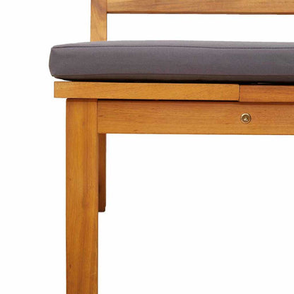 Tumbona Aceite Natural 200 X 57 X 75Cm Madera Maciza De Acacia