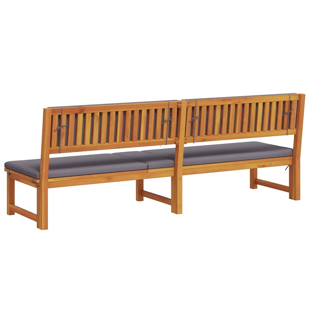 Tumbona Aceite Natural 200 X 57 X 75Cm Madera Maciza De Acacia