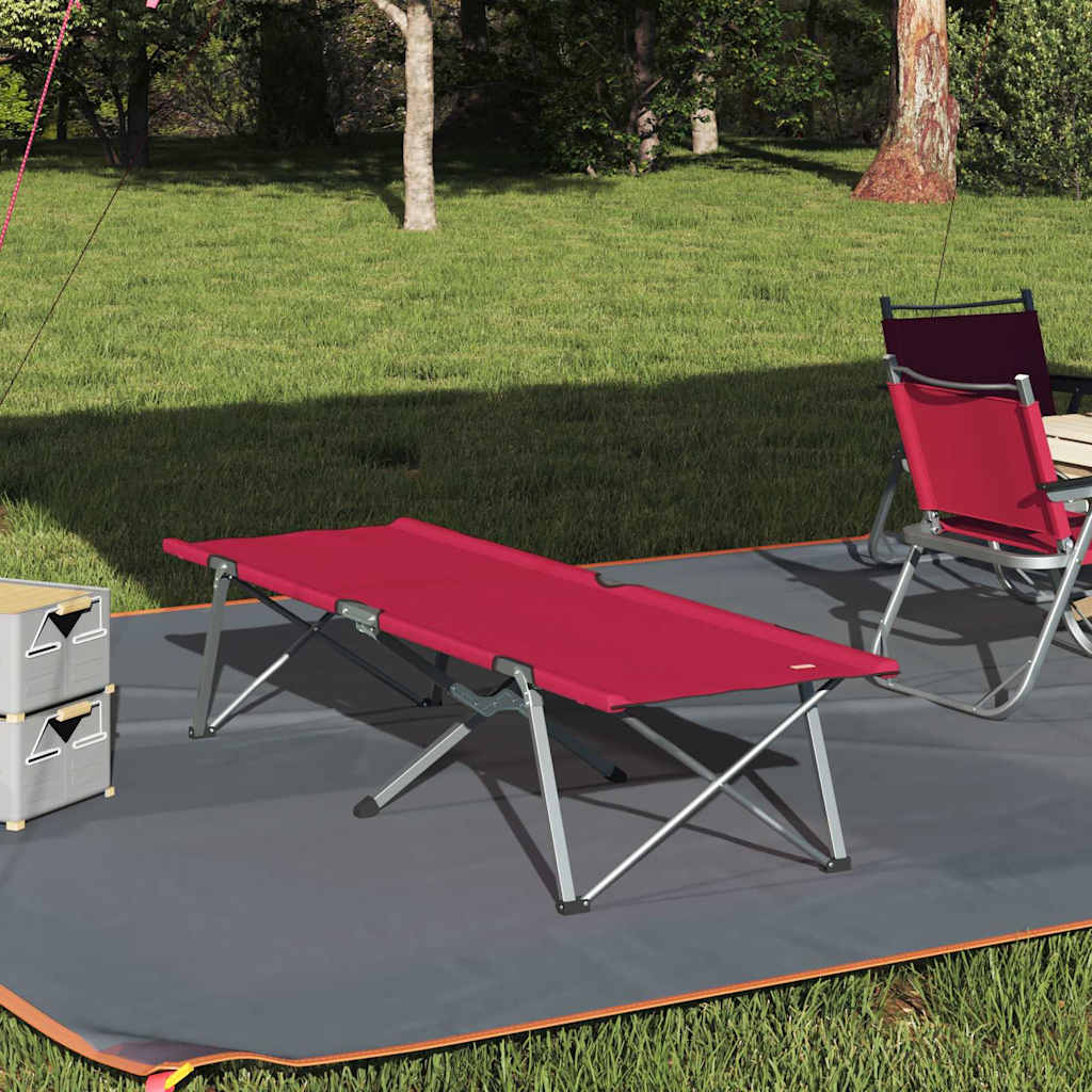 Cama De Camping Plegable Manual 2 Pcs 194 X 62,5 X 42,5 Cm