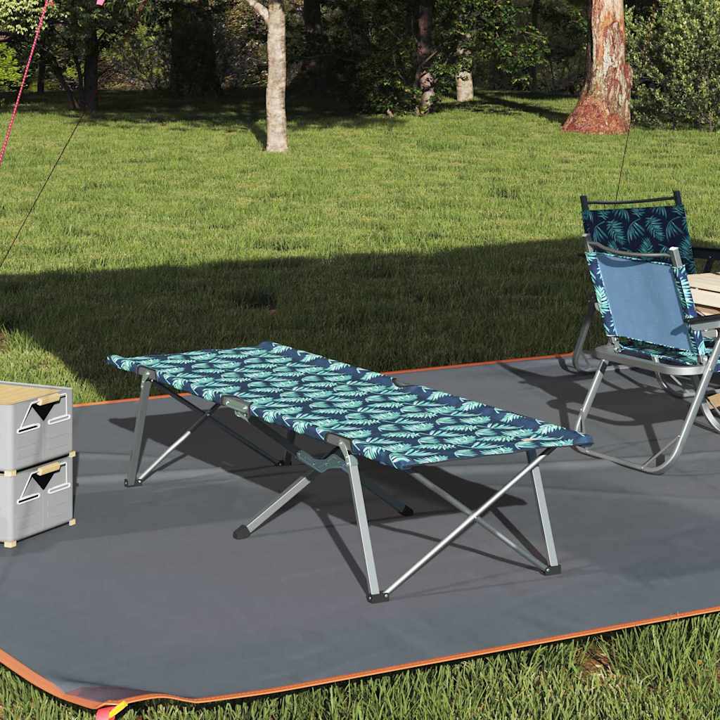 Cama De Camping Plegable Manual 2 Pcs 194 X 62,5 X 42,5 Cm