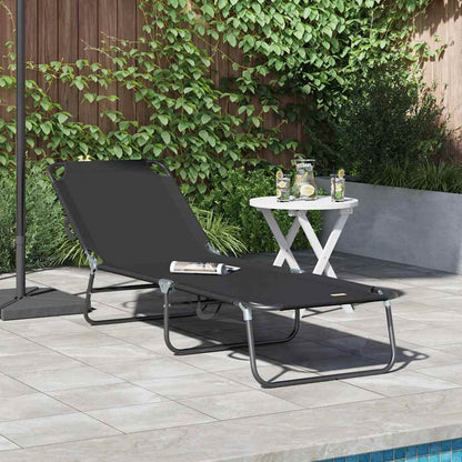 Tumbona Plegable 2 Pcs 188 X 57 X 86,5 Cm Poliéster