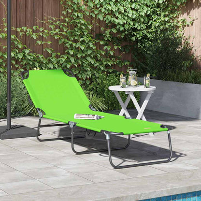 Tumbona Plegable 2 Pcs 188 X 57 X 86,5 Cm Poliéster