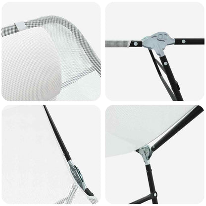 Tumbona Plegable 2 Pcs 182 X 55 X 85,5 Cm Textileno