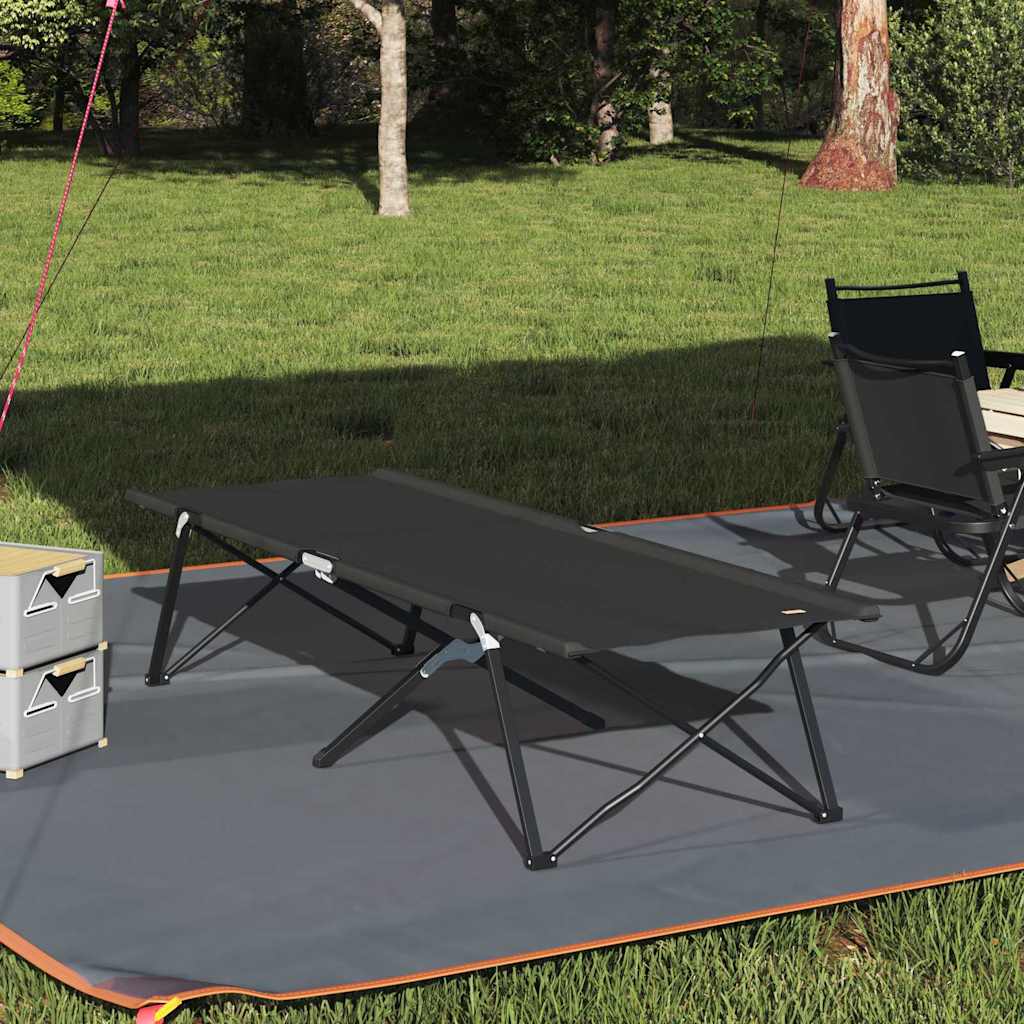 Cama De Camping Plegable Manual 2 Pcs 206 X 76 X 74 Cm