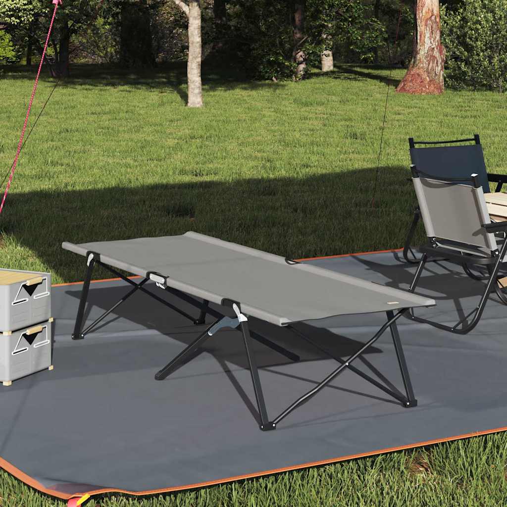 Cama De Camping Plegable Manual 2 Pcs 206 X 76 X 74 Cm