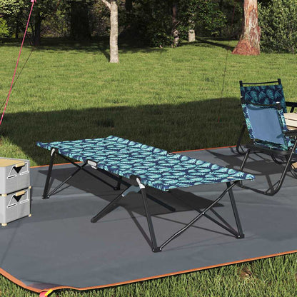 Cama De Camping Plegable Manual 2 Pcs 206 X 76 X 74 Cm