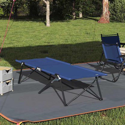 Cama De Camping Plegable Manual 2 Pcs 206 X 76 X 74 Cm