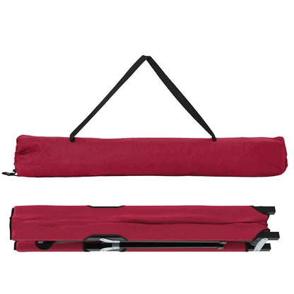 Cama De Camping Plegable Manual 2 Pcs 206 X 76 X 74 Cm