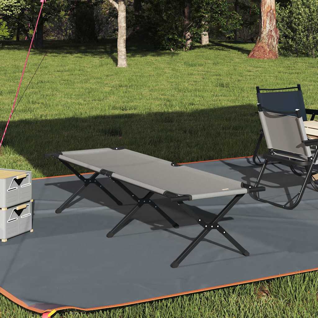 Cama De Camping Plegable Manual 2 Pcs