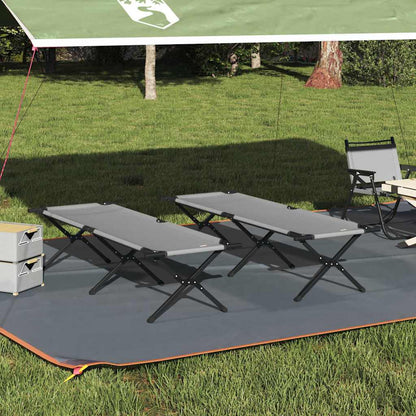 Cama De Camping Plegable Manual 2 Pcs