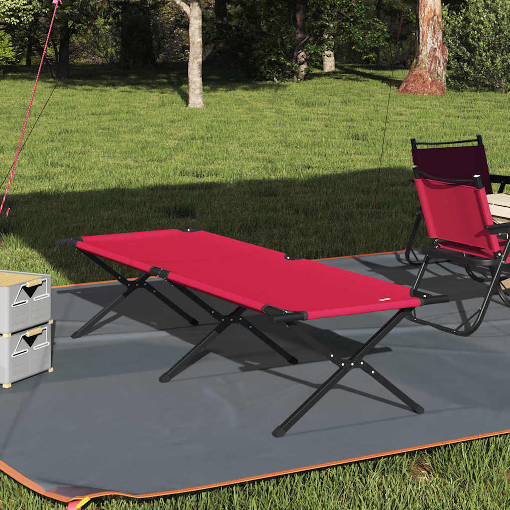 Cama De Camping Plegable Manual 2 Pcs
