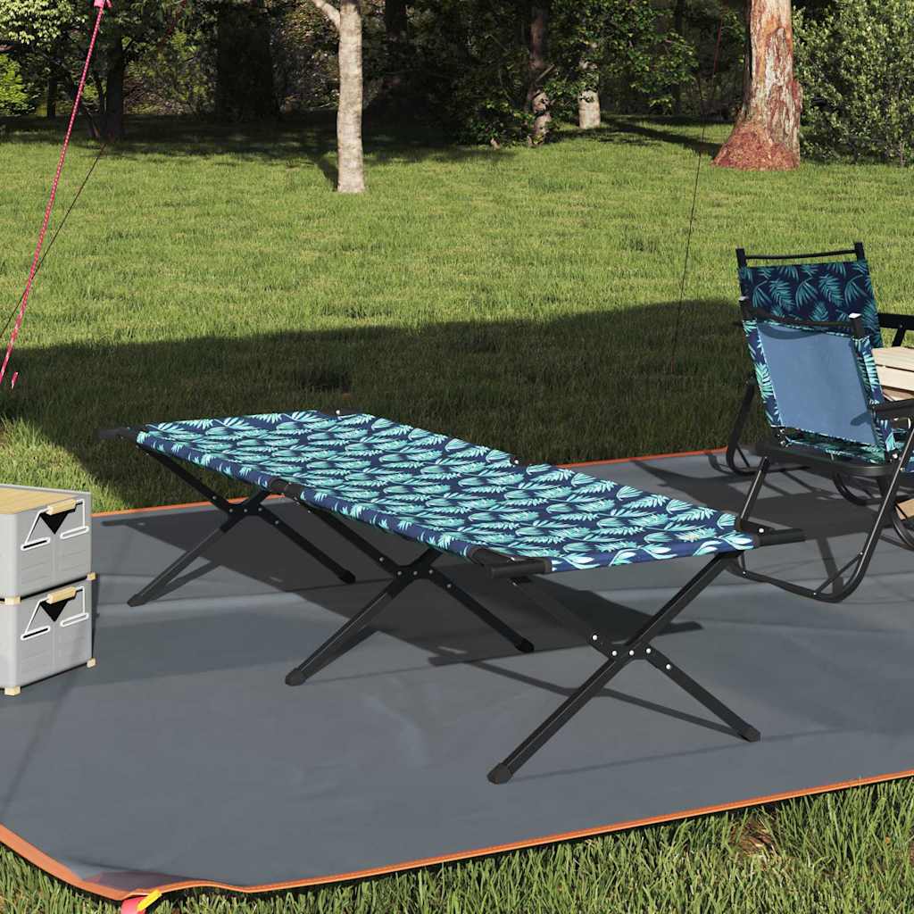 Cama De Camping Plegable Manual 2 Pcs