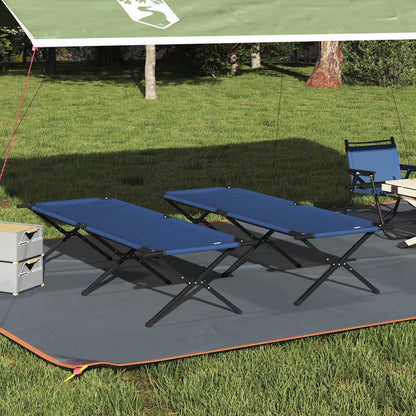 Cama De Camping Plegable Manual 2 Pcs
