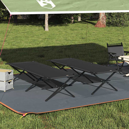 Cama De Camping Plegable Manual 2 Pcs