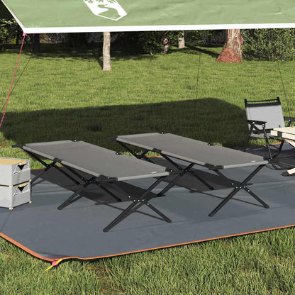 Cama De Camping Plegable Manual 2 Pcs