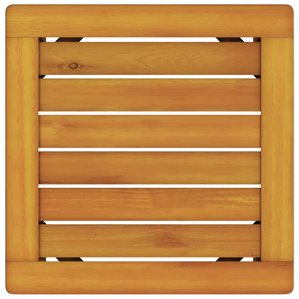Tumbona 3 Pcs Marrón Madera De Acacia Sólida
