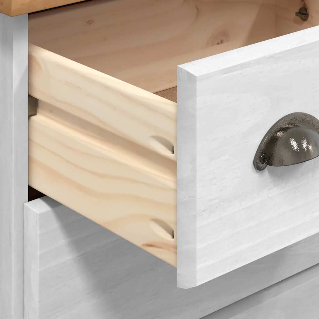 Cajón De Gaveta Askim 79 X 40 X 133,5 Cm Madera De Pino Macizo