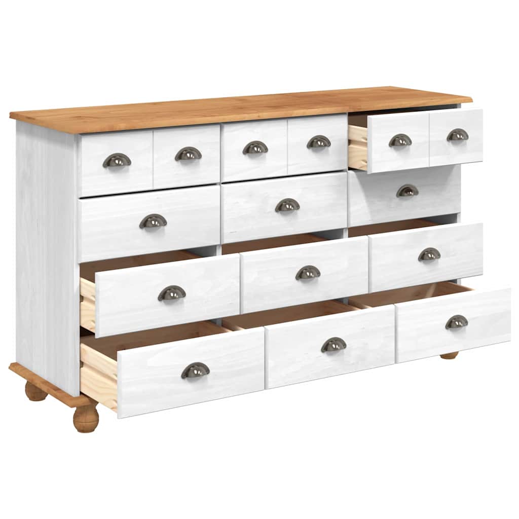 Cajón De Gaveta Askim 79 X 40 X 133,5 Cm Madera De Pino Macizo