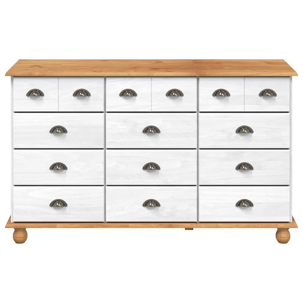 Cajón De Gaveta Askim 79 X 40 X 133,5 Cm Madera De Pino Macizo