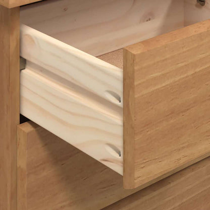 Escritorio Askim 95 X 40 X 75 Cm Madera De Pino Macizo