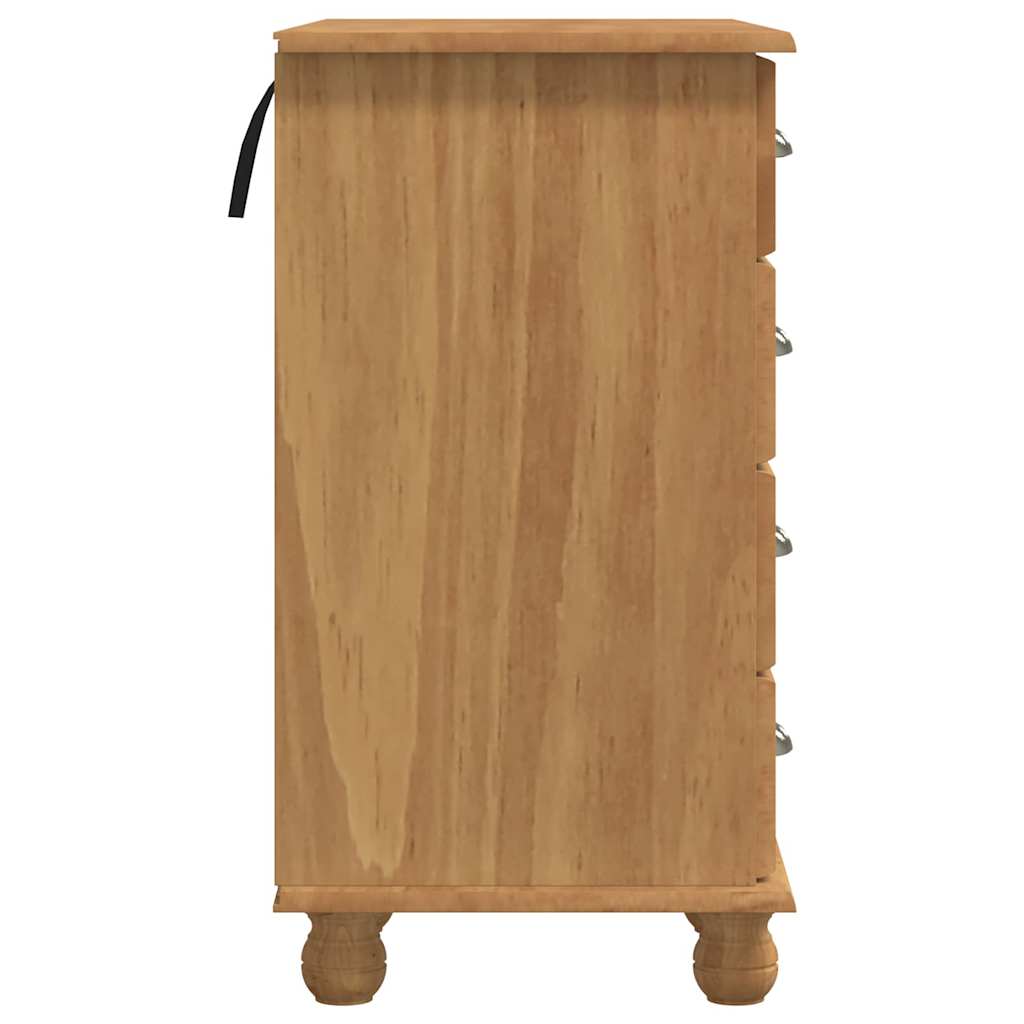 Escritorio Askim 95 X 40 X 75 Cm Madera De Pino Macizo