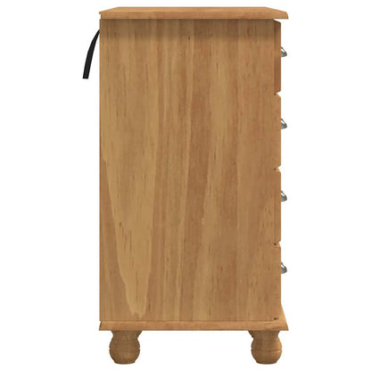 Escritorio Askim 95 X 40 X 75 Cm Madera De Pino Macizo